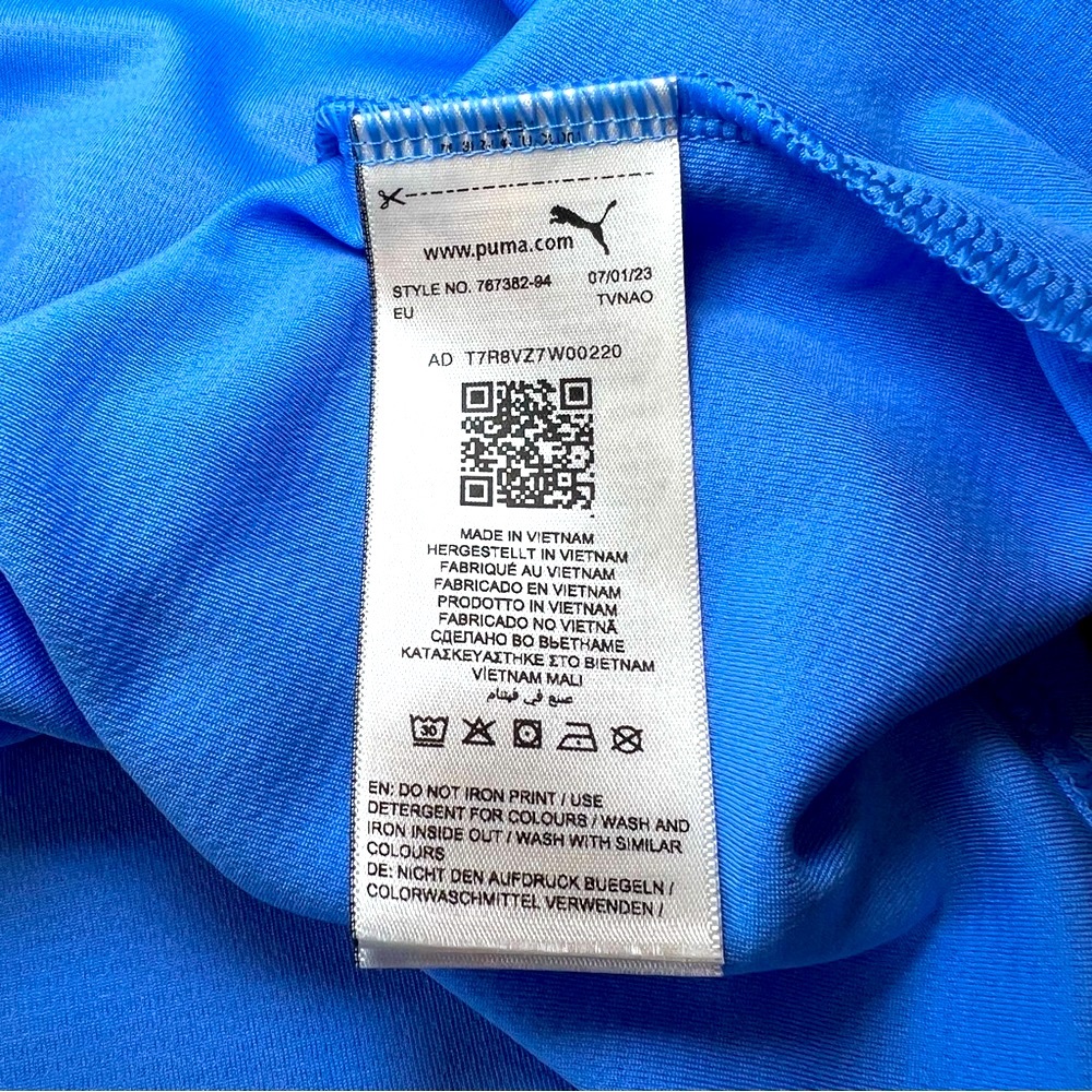 PUMA Goalkeeper Soccer Jersey L Barnsley FC Blue DryCELL NWT - Picture 12 of 17